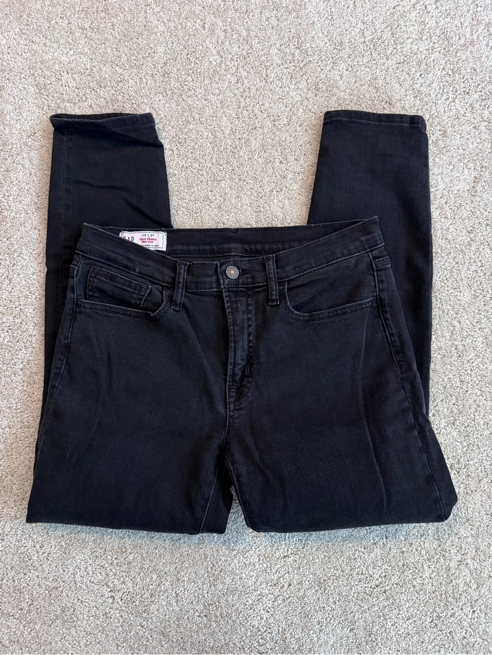 GAP True Skinny Mid Rise Jeans